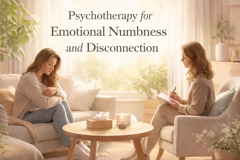 Psychotherapy for Emotional Numbness and Disconnection